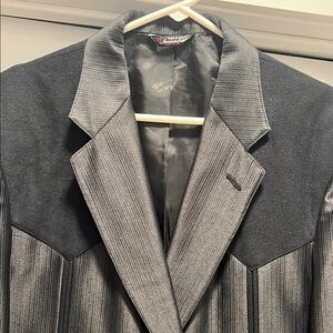 Larry Mahans Cowboy collection Black Blazer